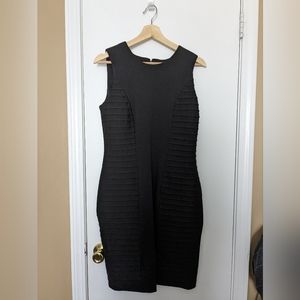 Calvin Klein Sleeveless Sheath Dress Size 6 Black